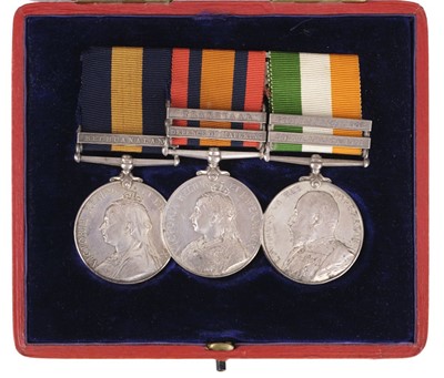 Lot 517 - Three: Corporal A.W. Richards, Cape Police, Defence of Mafeking