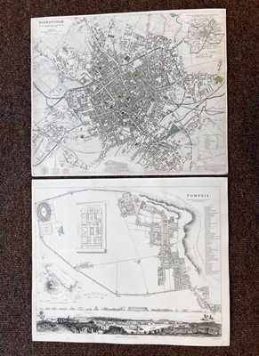 Lot 213 - S. D. U. K. A collection of 75 City plans, circa 1840