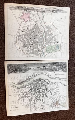 Lot 213 - S. D. U. K. A collection of 75 City plans, circa 1840