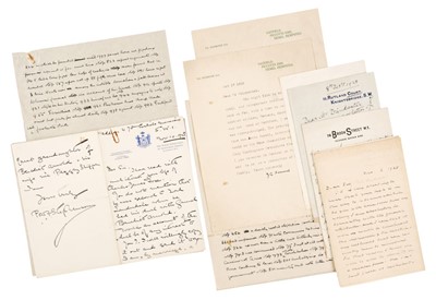 Lot 327 - Drinkwater (John, 1882-1937). An archive of autograph letters and documents by or to John Drinkwater