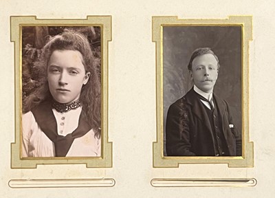 Lot 16 - Cartes de Visite. A group of 6 cartes-de-visite photographs albums, c. 1860s and later