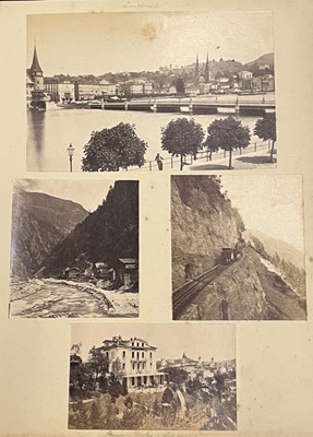 Lot 61 - Great Britain & Europe. An assorted collection of 15 photograph albums, mostly late 19th century