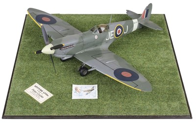 Lot 122 - Cooke (Peter). Supermarine Spitfire LF IXe. A fine composite scale model by Peter Cooke