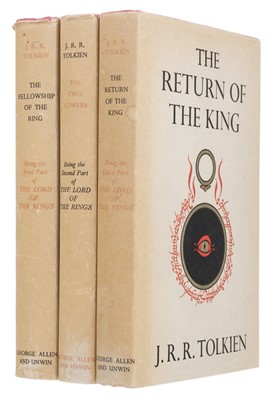 Lot 971 - Tolkien (J.R.R). The Lord of the Rings, 3 volumes, 1965