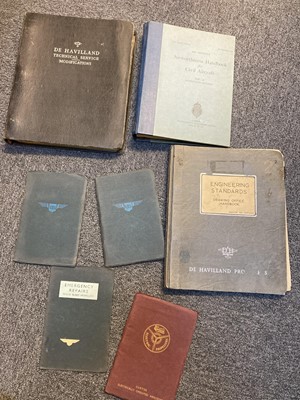 Lot 7 - Aviation Manuals. A collection of early aircraft manuals