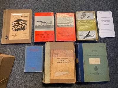 Lot 7 - Aviation Manuals. A collection of early aircraft manuals