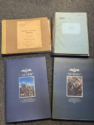 Lot 7 - Aviation Manuals. A collection of early aircraft manuals