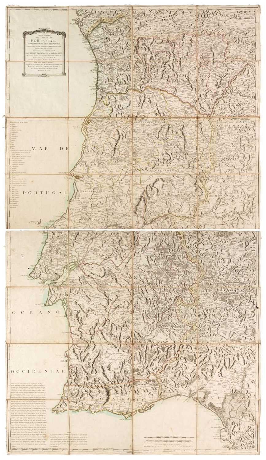 Sold at Auction: MAPA DE PORTUGAL