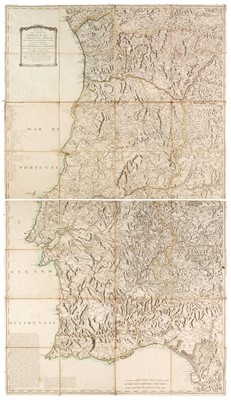 Lot 101 - Peninsular War. Lopez (Don Tomas). Mapa General del Reyno de Portugal, Madrid, 1778