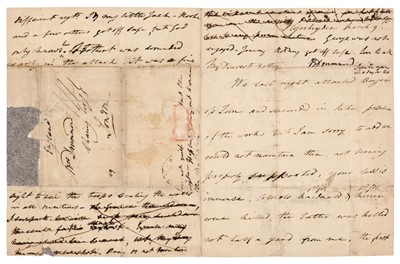 Lot 279 - Battle of Bergen-op-Zoom. Autograph Letter Signed, ‘Berkeley Drummond... ', 9 March [1814]