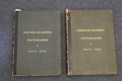 Lot 52 - Frith (Francis, 1822-1898). Sinai and Palestine; Lower Egypt, Thebes and the Pyramids... [1862-63]