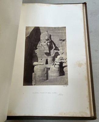 Lot 52 - Frith (Francis, 1822-1898). Sinai and Palestine; Lower Egypt, Thebes and the Pyramids... [1862-63]