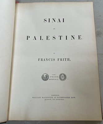 Lot 52 - Frith (Francis, 1822-1898). Sinai and Palestine; Lower Egypt, Thebes and the Pyramids... [1862-63]