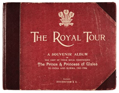 Lot 69 - India, Souvenir Album... of the Indian Tour of their Royal Highnesses the Prince & Princess of Wales