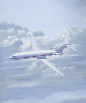 Lot 115 - Sturgess (Arthur, 1930-1992). Vickers VC10 in flight, circa 1980