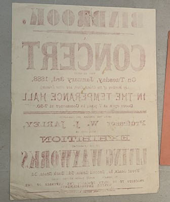 Lot 385 - Edison's Phonograph. An early printed flyer for a demonstration, 1890