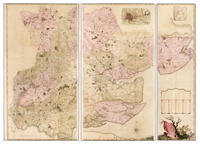 Lot 139 - Essex. Essex. Chapman J. & Andre P.), A map of the County of Essex, from an actual Survey..., 1785