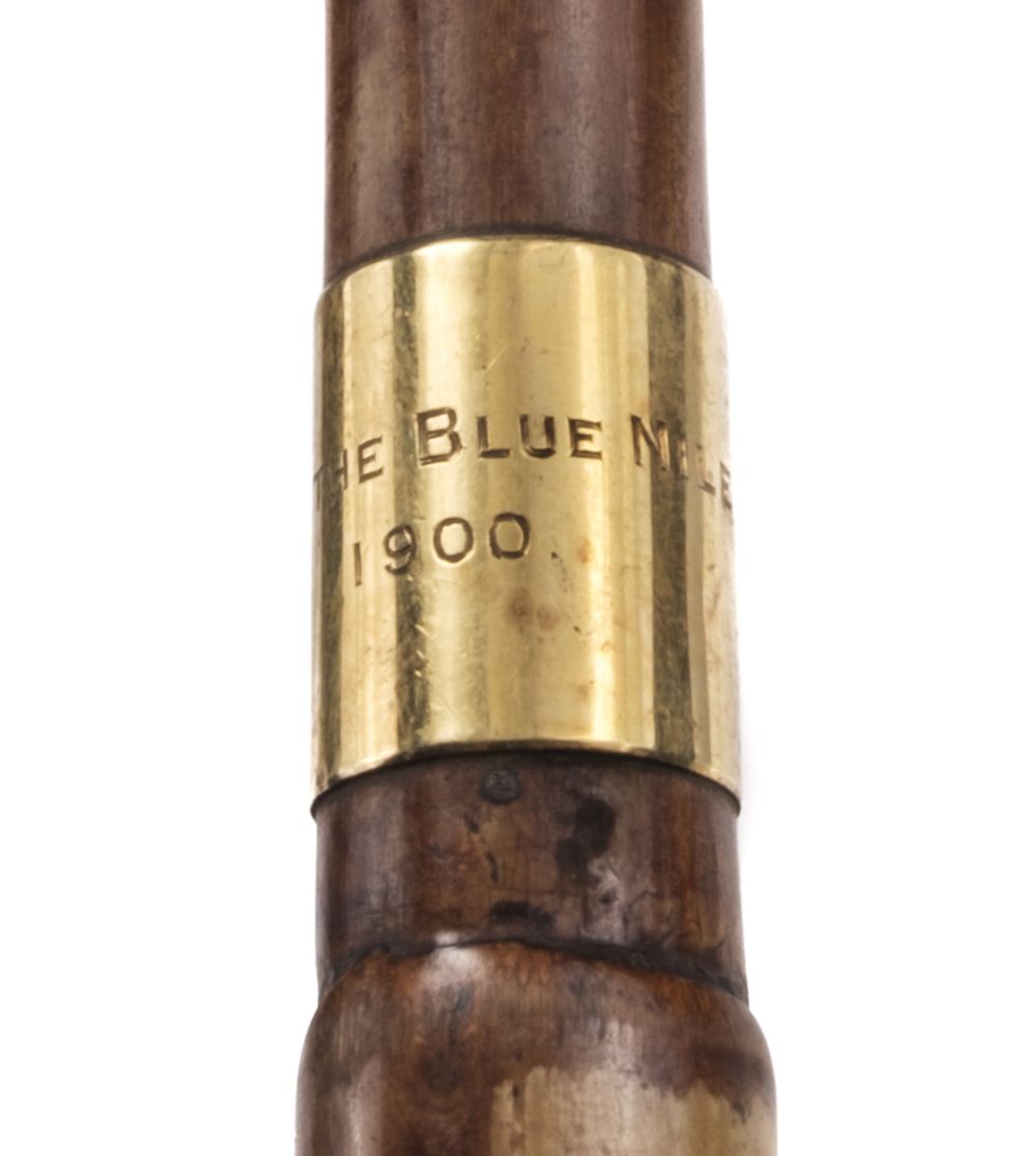 Lot 311 - Riding Crop. A Victorian Briggs gold mounted