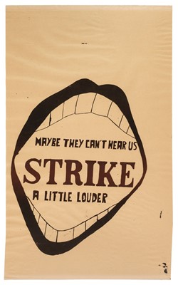 Lot 387 - Harvard University and the Vietnam War. A group of 16 handmade posters for protests at Harvard, 1969