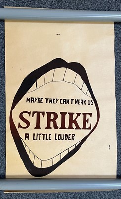 Lot 387 - Harvard University and the Vietnam War. A group of 16 handmade posters for protests at Harvard, 1969