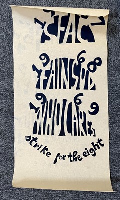 Lot 387 - Harvard University and the Vietnam War. A group of 16 handmade posters for protests at Harvard, 1969