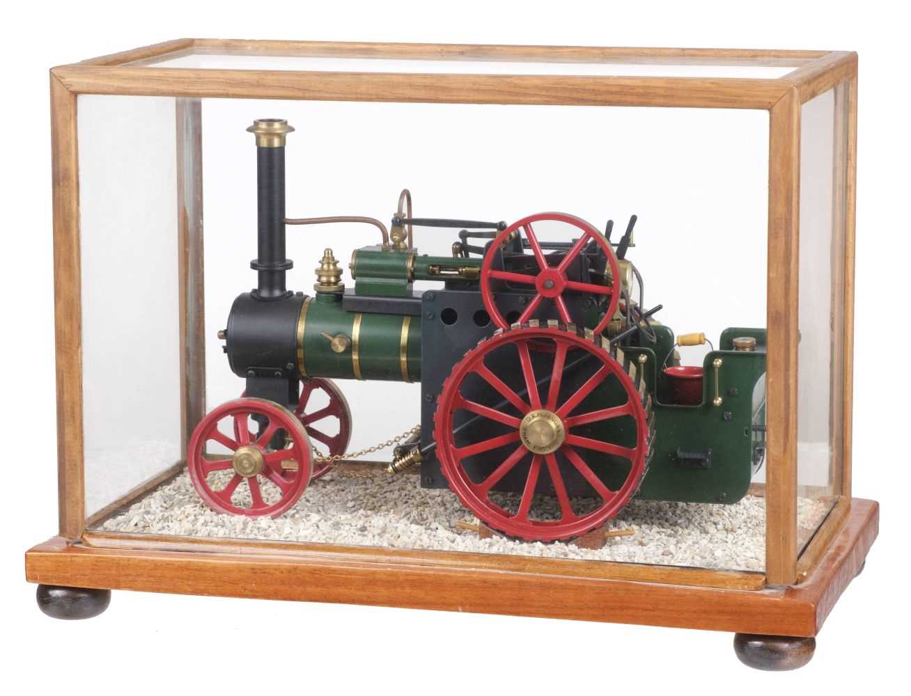 Lot 271 - Live Steam Model. A scale model traction engine by DRM Engineers of Birmingham, late 20th c.