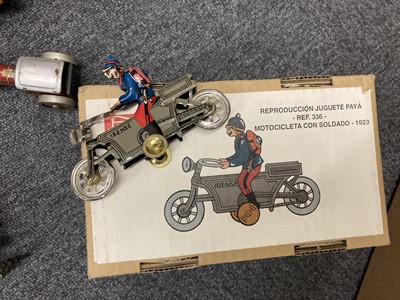 Lot 259 - Clockwork Automobile. Model of a Bugatti racing car by Paya Coop, 1985