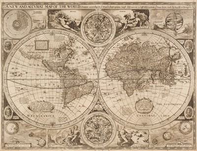 Lot 218 - World. Speed (John), A New and Accurat Map of the World..., 1627