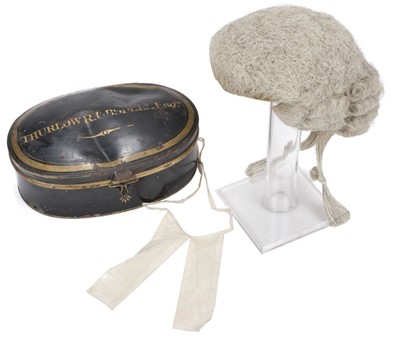 Lot 324 - Ubsdell Family. A wig by Ravenscroft belonging to Thurlow Richardson Ubsdell (born 1872)