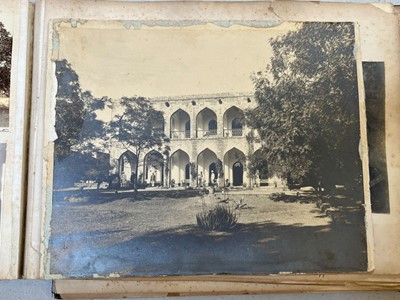 Lot 68 - India & Middle East. An album containing approximately 76 photographs, c. 1890s