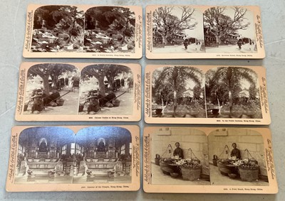 Lot 24 - China. A group of 23 stereoviews published by Griffith & Griffith, c. 1900