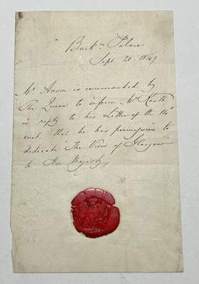Lot 231 - Royal Servants. A collection of 72 Autograph Letters Signed & Typed Letters Signed, 1797