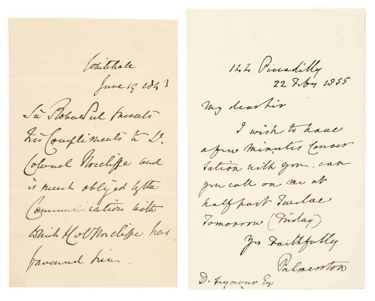 Lot 371 - Victorian Autographs. An assorted collection of 40 Autograph Letters and signatures