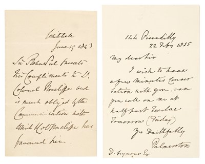 Lot 371 - Victorian Autographs. An assorted collection of 40 Autograph Letters and signatures