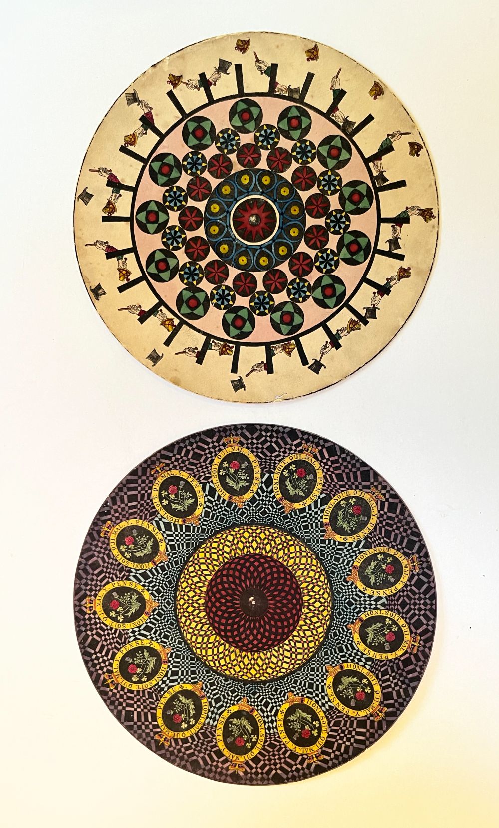 Lot 143 Zoetrope Discs. A collection of 20 vintage