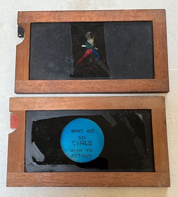 Lot 91 - Magic Lantern Slides. A group of 5 hand-painted kaleidoscopic chromotropes