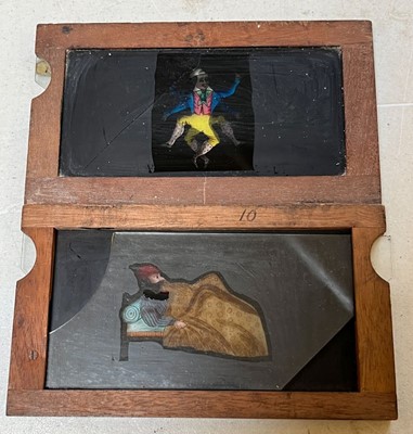 Lot 91 - Magic Lantern Slides. A group of 5 hand-painted kaleidoscopic chromotropes