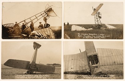 Lot 412 - Postcards. A group of 86 early aviation postcards, early 20th century