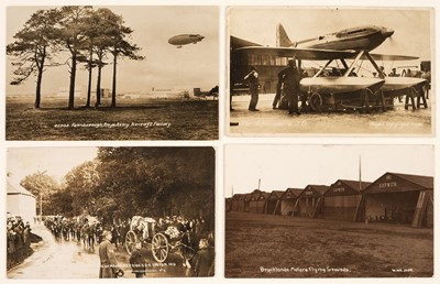 Lot 405 - Postcards. A collection of 88 postcards of early aviation interest, early 20th century