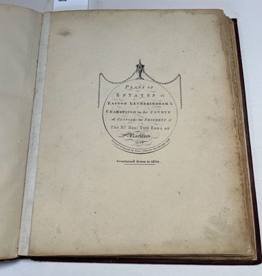 Lot 420 - Suffolk Estate Plans. Plans of Estates in Easton Letheringham & Charsfield in the County of Suffolk