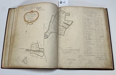 Lot 420 - Suffolk Estate Plans. Plans of Estates in Easton Letheringham & Charsfield in the County of Suffolk