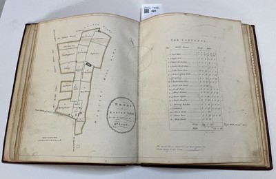 Lot 420 - Suffolk Estate Plans. Plans of Estates in Easton Letheringham & Charsfield in the County of Suffolk