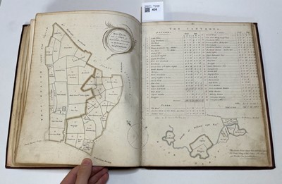 Lot 420 - Suffolk Estate Plans. Plans of Estates in Easton Letheringham & Charsfield in the County of Suffolk