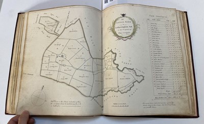 Lot 420 - Suffolk Estate Plans. Plans of Estates in Easton Letheringham & Charsfield in the County of Suffolk