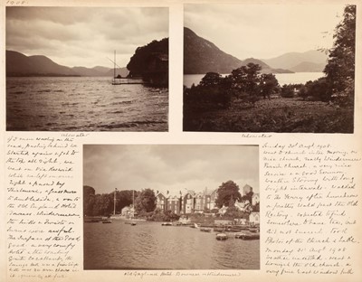 Lot 163 - Gurney (Somerville Arthur). A group of 10 photographically-illustrated travel scrapbooks