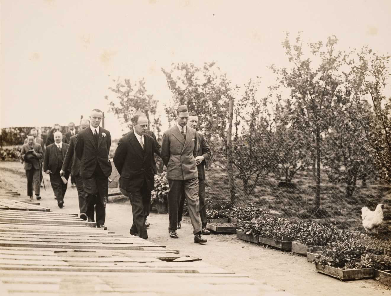 Lot 204 - Photograph Album. 'Natsopa' memorial home, Wellsborough, Visit of H.R.H. The Duke of York, 1928