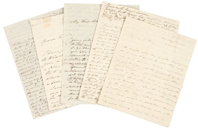 Lot 281 - Hoste (William, 1780-1828). A group of 5 Autograph Letters Signed, 'W. Hoste', various ships, 1802-09