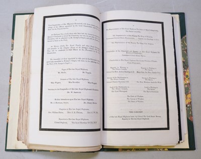 Lot 172 - Royal Ceremonies. A sammelband of pamphlets relating to royal ceremonies and ceremonials, 1685-1986