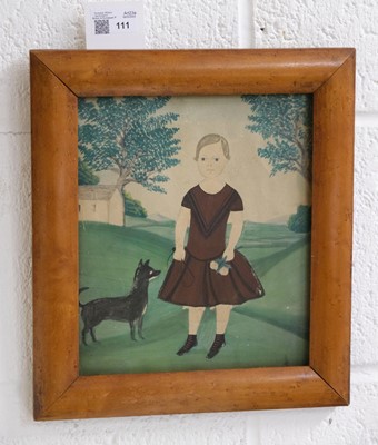 Lot 111 - Style of Samuel Shute (1803-1836) & Ruth Shute (1803-1882).  Portrait of a child..., circa 186[?]