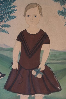 Lot 111 - Style of Samuel Shute (1803-1836) & Ruth Shute (1803-1882).  Portrait of a child..., circa 186[?]